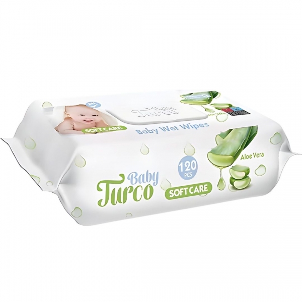 Baby Turco Softcare Aloe Vera Islak Bebek Havlusu