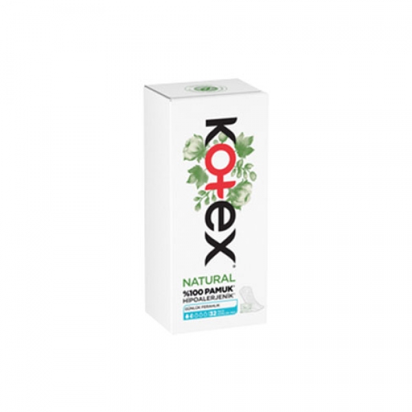 Kotex Natural İnce Günlük Ped Parfümsüz