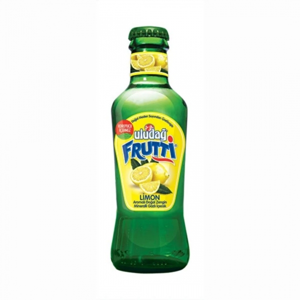 Uludağ Frutti Lemon Flavored 200 ml Glass Bottle