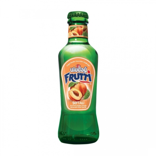 Uludağ Frutti Peach Flavored 200 ml Glass Bottle