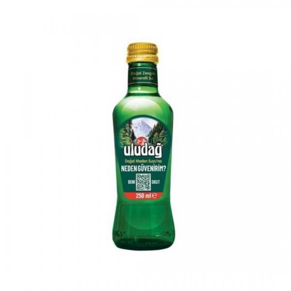 Uludağ Natural Mineral Water 250 ml Flip-Open Lid
