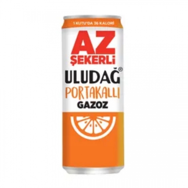 Legendary Uludağ Gazozu Low Sugar Orange 330 ml Bottle