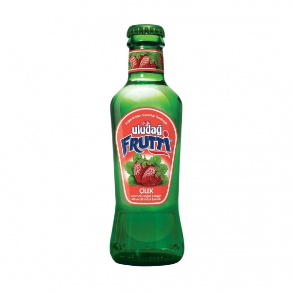 Uludağ Frutti Çilek Aromalı 200 ml Cam Şişe