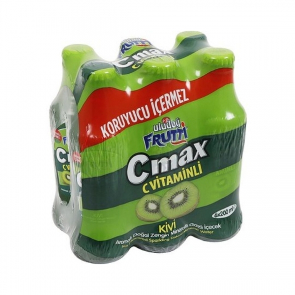 Uludağ Frutti C-Max Kivi Aromalı 6x200 ml Çoklu Paket