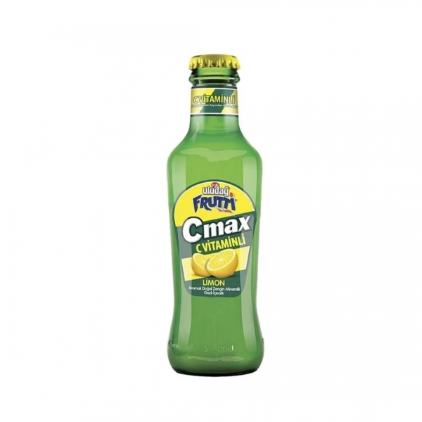 Uludağ Frutti C-Max Limon Aromalı 200 ml Cam Şişe